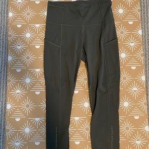 Size 4 Lululemon Fast and Free High-Rise Crop 19”